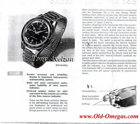 Omega Seamaster 300 de 1959