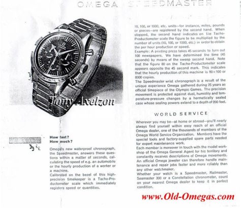 Omega Speemaster de 1959